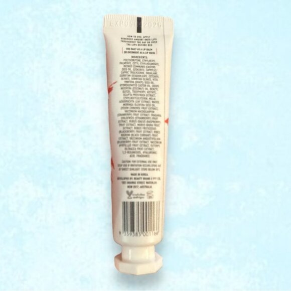 🆕 NWT Aceology Berry Glaze Overnight Lip Glaze Mask 15mL Korean Beauty - Picture 2 of 3